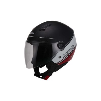 CASCO MAC BEAT STRADA Black White Red