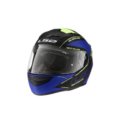 CASCO LS2 352 ROOKIE BRUSH Matt Blue Yellow