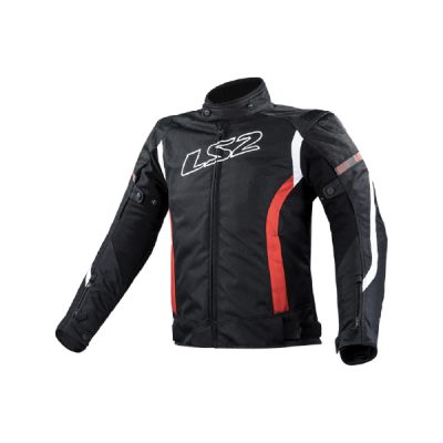 CAMPERA CORDURA LS2 GATE- Black Red