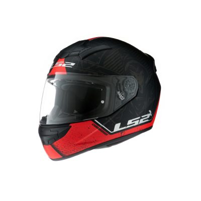 CASCO LS2 352 STREET Matt Black White Red