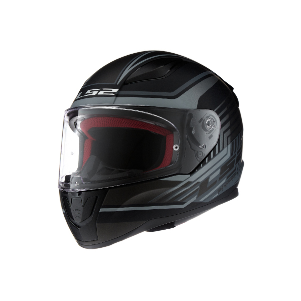 CASCO LS2 353 RAPID KRUISE - Matt Black Grey