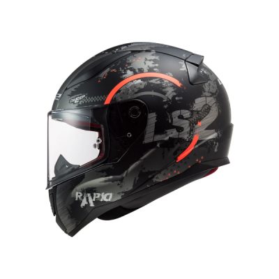 CASCO LS2 353 CIRCLE - Matt Titan Orange