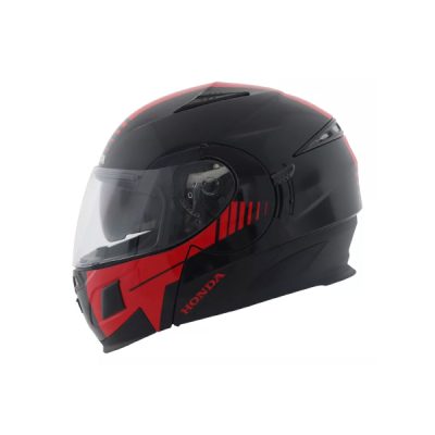 CASCO HONDA HELRE - Black Red