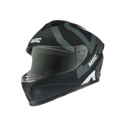CASCO MAC 801 STARTER HILL Matt Black Grey