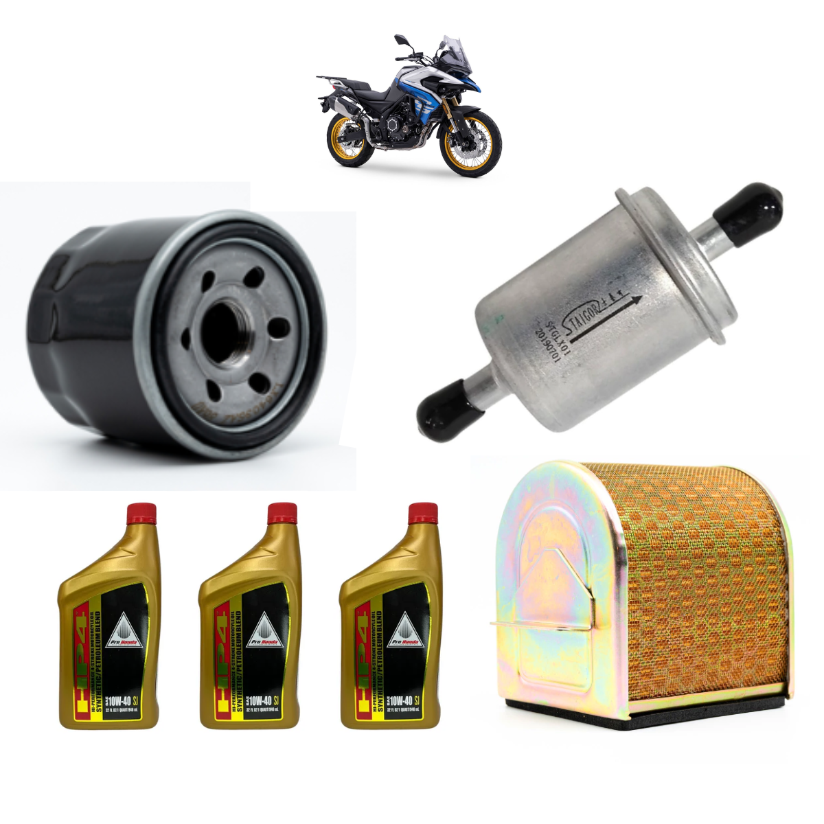 Kit Service Voge 525 Dsx Filtro Aceite Nafta Aire Aceite 3l
