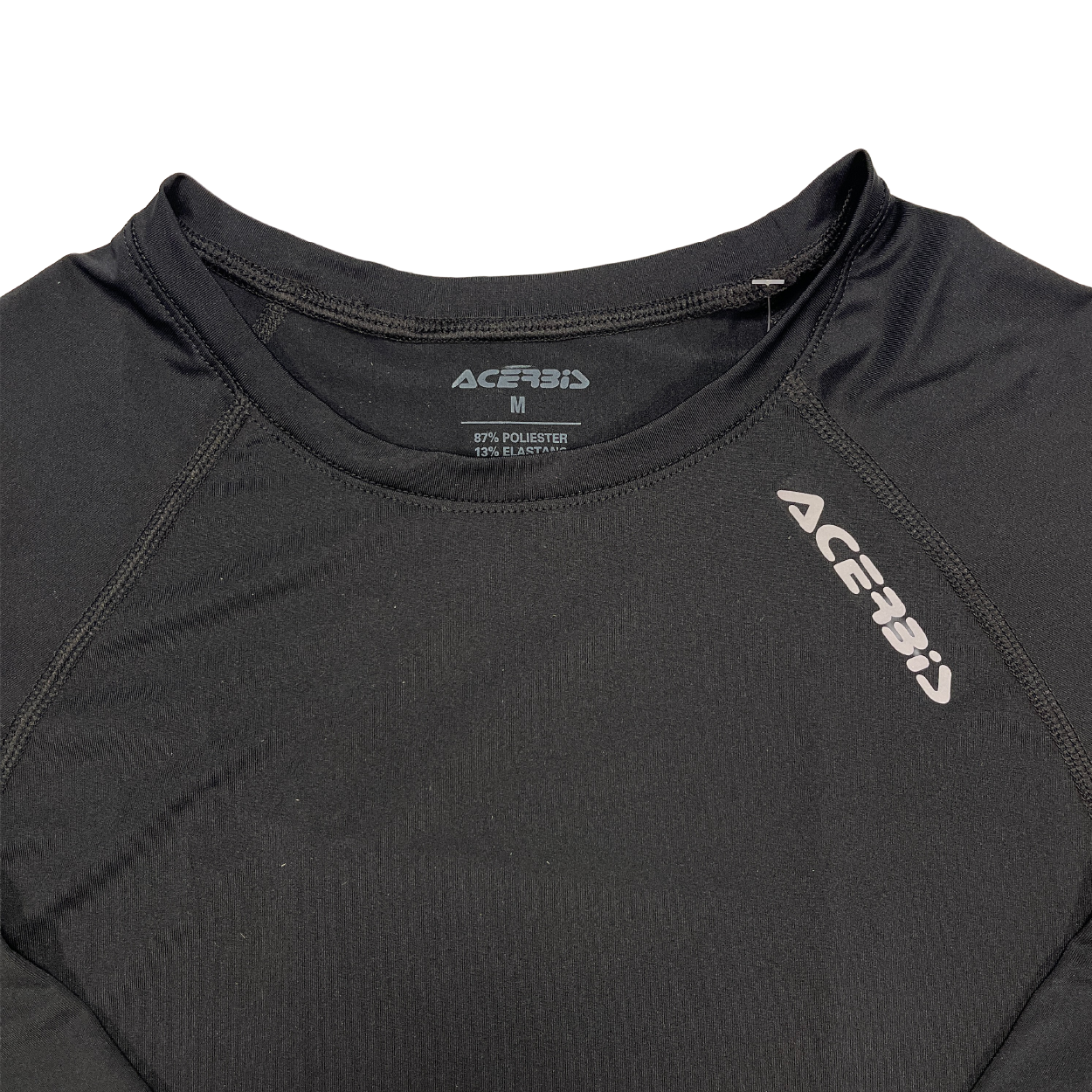 REMERA TÉCNICA MX ACERBIS MANGA LARGA - Black - Image 2