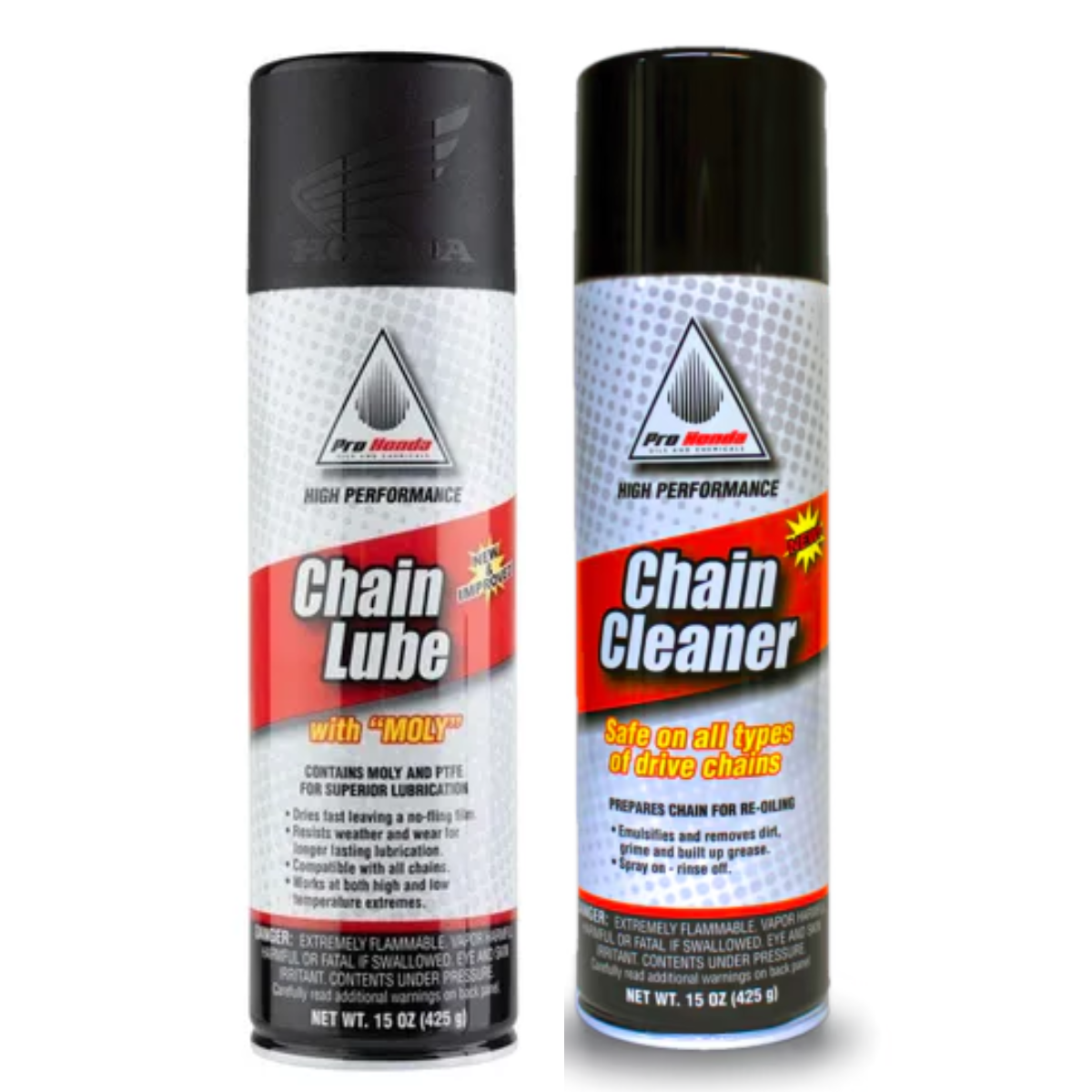 Lubricante Limpiador Combo Kit Pro Honda Chain Lube Cleaner