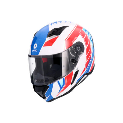 CASCO SHIRO HUNTER SH-890 EDGE - White Blue Red